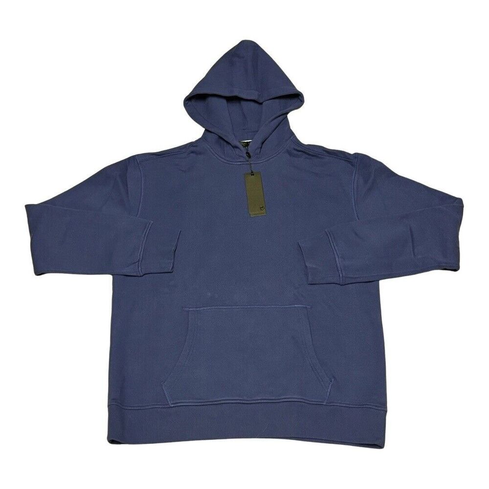 Men's Size Medium Greyson Golf Blue Long Sleeve Lake Fleece Hoodie Jacket